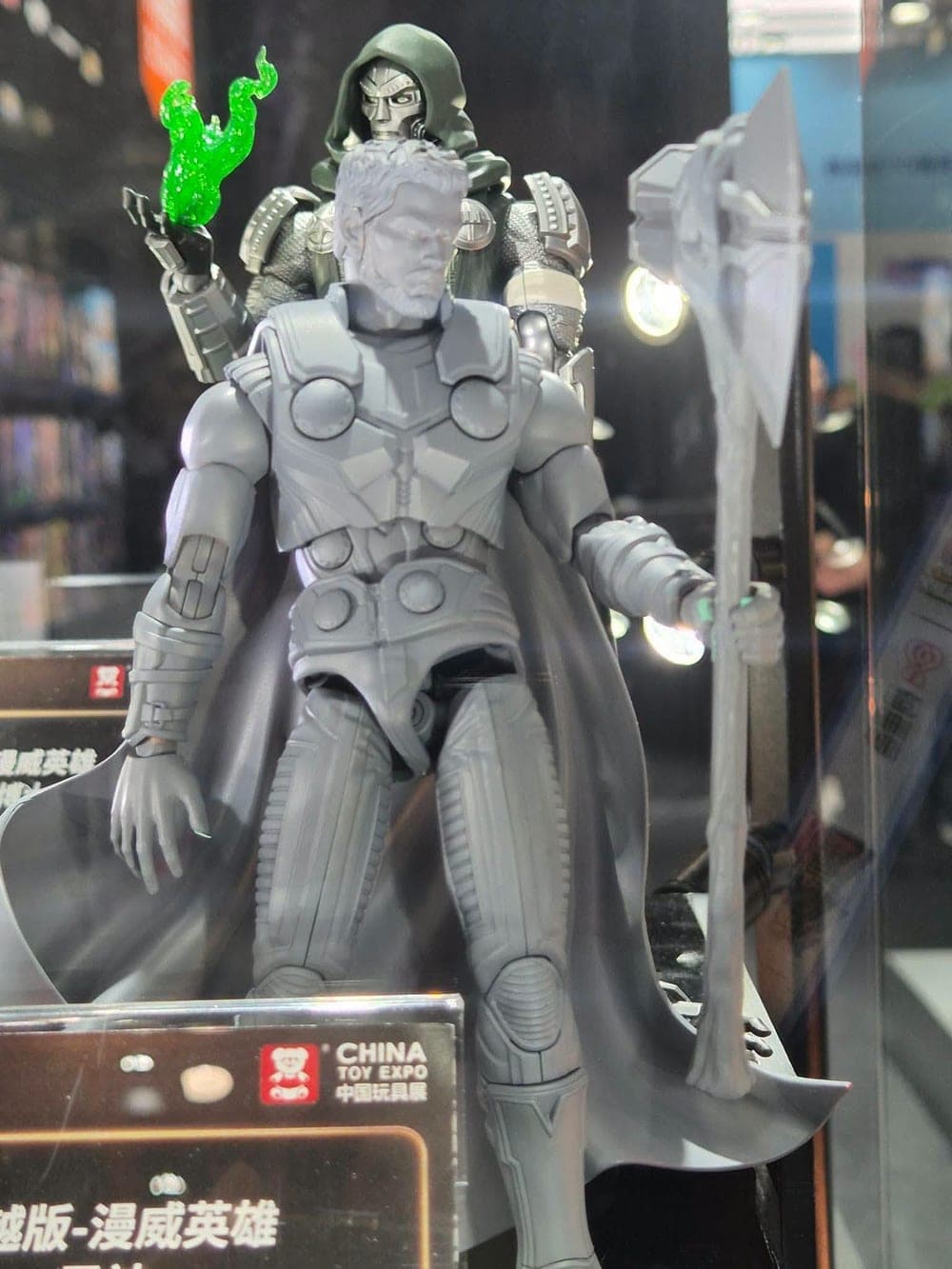 Prototipe Blokees Marvel Champion Class Thor (Avengers: Doomsday) di China Toy Expo 2026.
