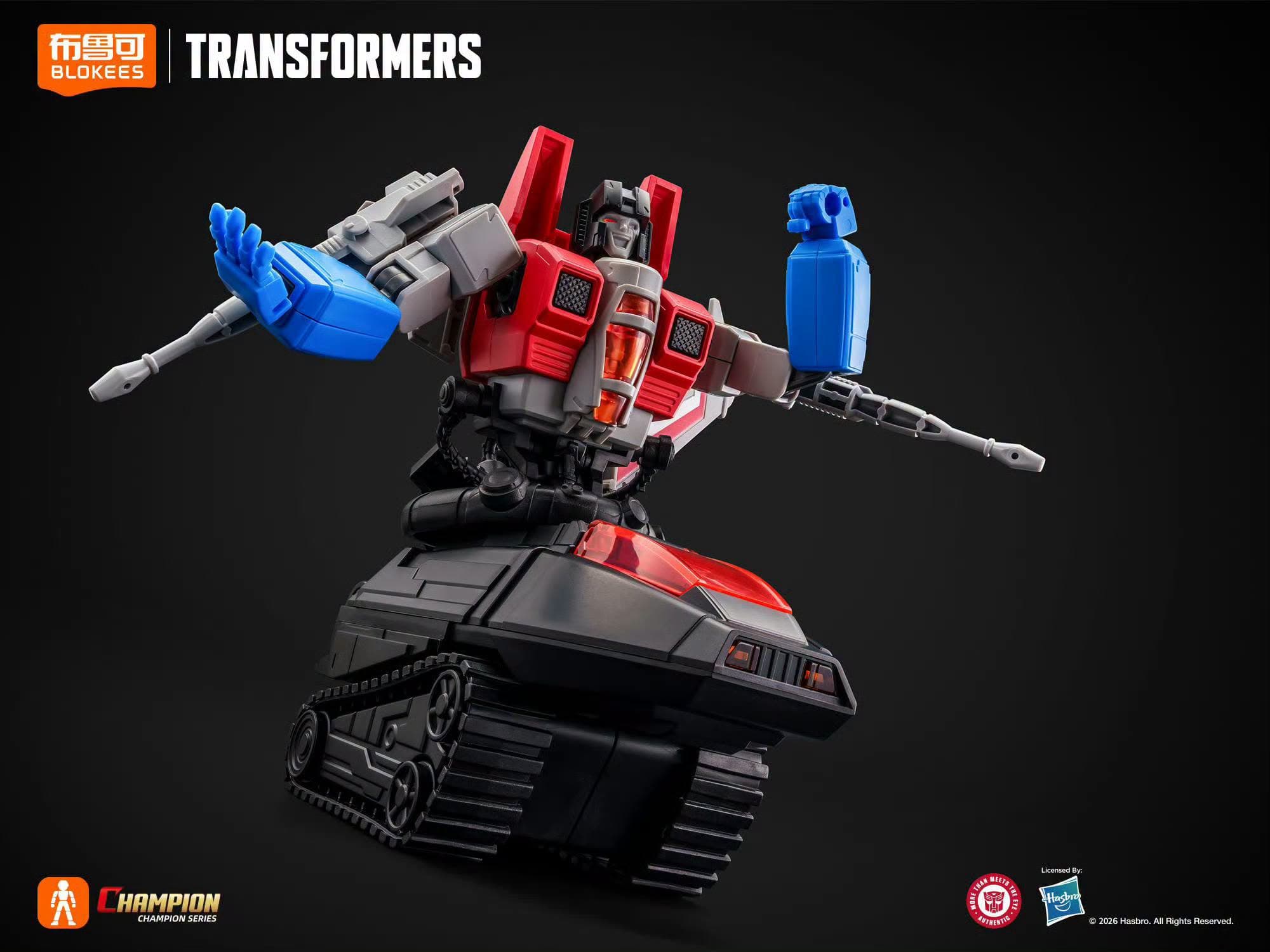 Blokees Transformers Champion Class 28 DX Starscream (Energon Universe): Rilis 15 Oktober 2026